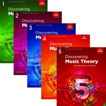 ABRSM Discovering Music Theory: Workbooks Grade 1-5