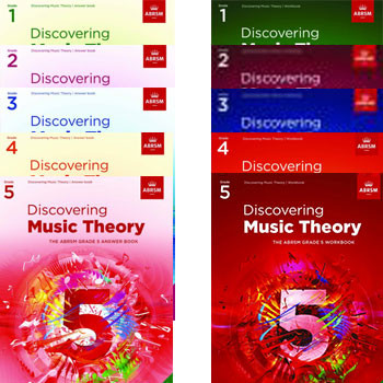 ABRSM Discovering Music Theory: Grade 1-5 Workbook & Answer