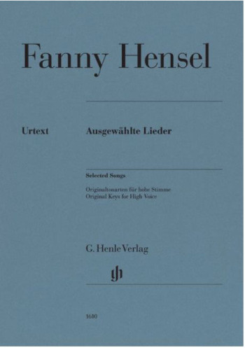 Selected Songs Orignial Keys High Voive & Piano (Henle)