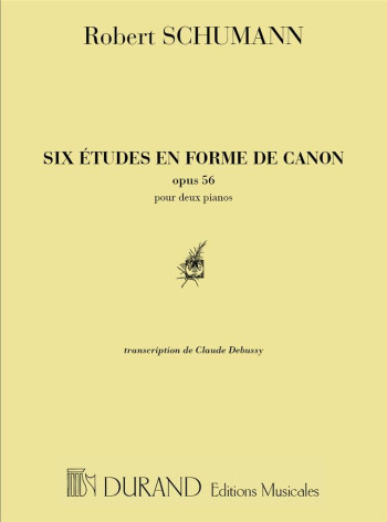 6 Études En Forme De Canon Opus 56 Piano Duet (Durand)