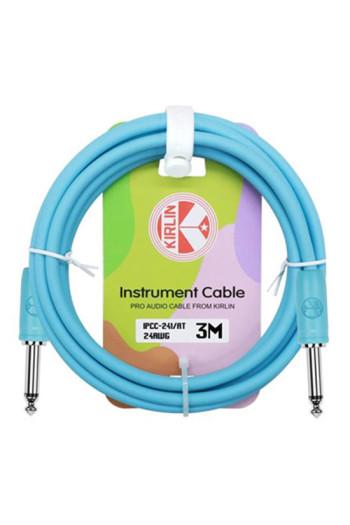 Kirlin Guitar Lead 3m/10f Pastel Pop Atlantic Tide