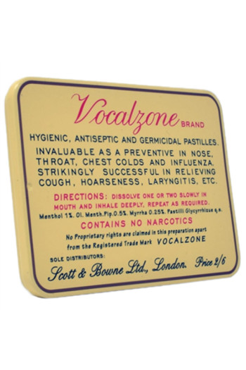 Vocalzone No Narcotics - Pocket Tin Only