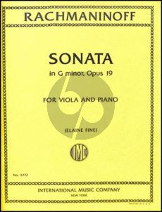 Sonata G Minor Viola & Piano  (International)
