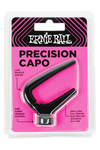 Ernie Ball Precision Capo - BLACK