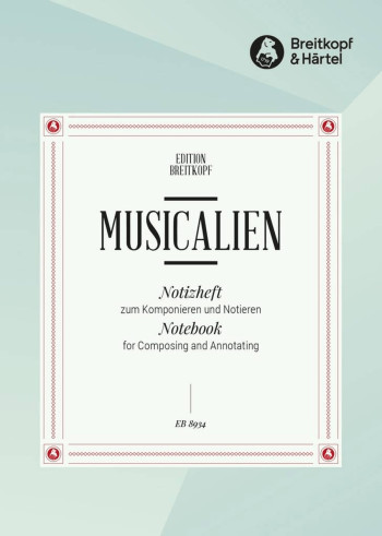 Breitkopf Notebook For Composing And Annotating Collection / Songbook