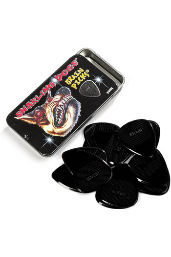 Snarling Dog Pick Tin: Black .88mm (12 Picks)