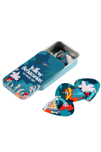 Pick Tins With Assorted Beatles Picks