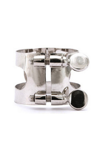 Stolzel Bass Clarinet Ligature: Standard Metal