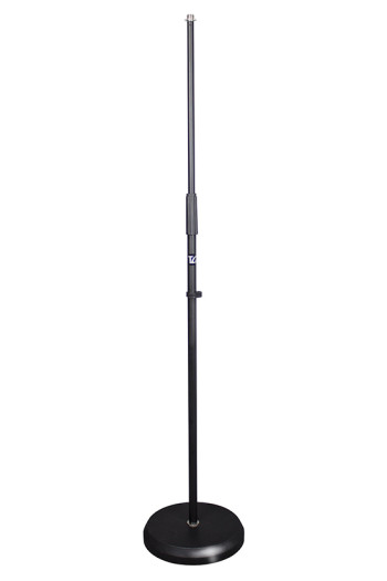 Microphone Stand - Straight. Round Heavy Base (TGI)
