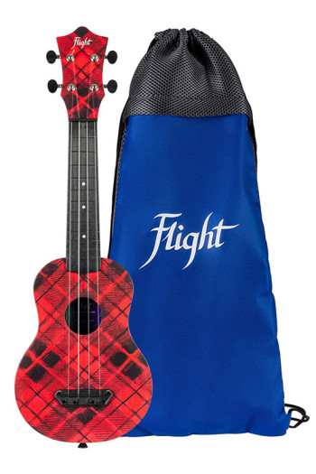 Flight S40 Ultra Plaid ABS Travel Soprano Ukulele