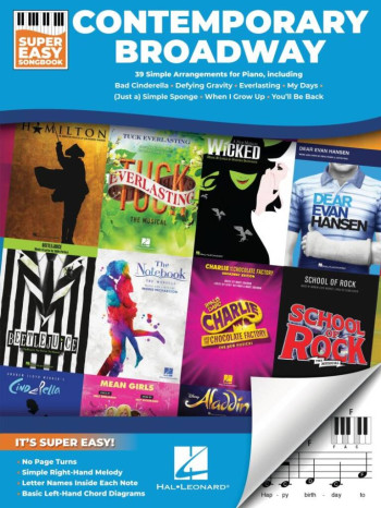 Super Easy Songbook: Contemporary Broadway: 39 Simple Arrangements - Keyboard