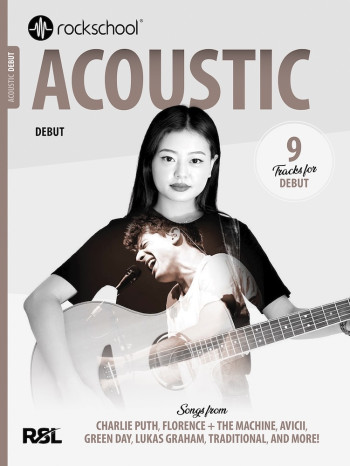 Rockschool Acoustic Guitar Debut 2026 Book With Audio-Online