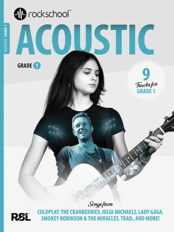 Rockschool Acoustic Guitar Grade 1 2026 Book With Audio-Online