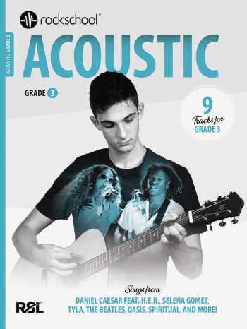 Rockschool Acoustic Guitar Grade 3 2026 Book With Audio-Online