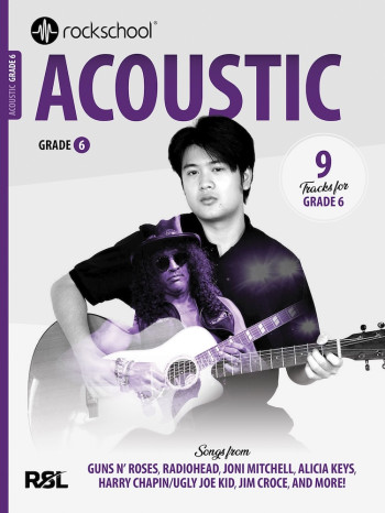 Rockschool Acoustic Guitar Grade 6 2026 Book With Audio-Online