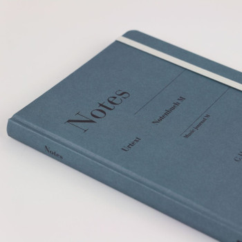 Henle Blue Hardback Cover Notes: 10 Staves, 22 Lined Pages (Henle)