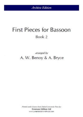 First Pieces For Bassoon Book 2