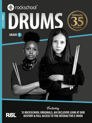 Rockschool Drums Grade 1: 35th Anniversary Edition