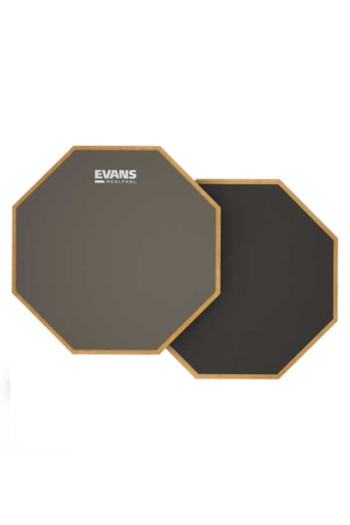Practice Pad RealFeel 2-sided Practice Drum Pad, 12 Inch