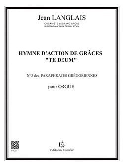 Hymne Daction De Grace Te Deum: Organ
