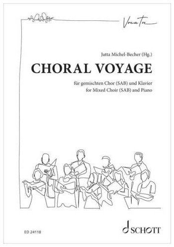 Choral Voyage International Folksongs Mixed Choir (SAB) And Piano