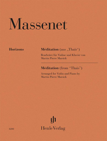 Meditation From Thais: Violin & Piano (Henle Horizons)