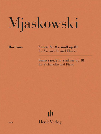 Sonata No.2  A Minor Cello &  Piano (Henle Horizons)