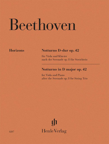 Notturno D Minor Op.42: Viola  & Piano (Henle Horizons)