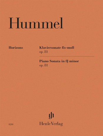 Piano Sonata F# Minor Op.81 (Henle Horizons)