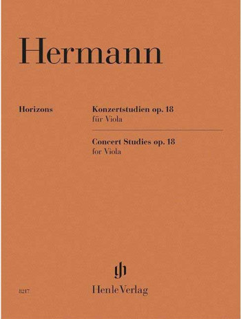 Concert Studies Op. 18 For Viola (Henle Horizons)