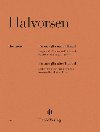 Passacaglia After Handel Violin & Cello (Henle Horizons)