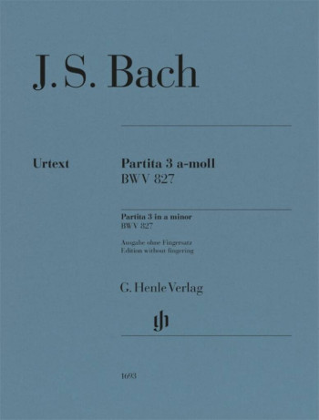 Partita 3 A-moll - BWV 827: Piano (Henle)