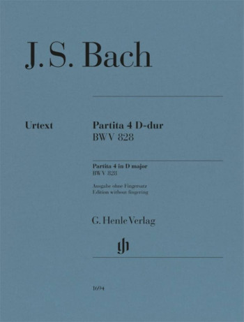 Partita 4 D-Dur BWV 828: Piano (Henle)