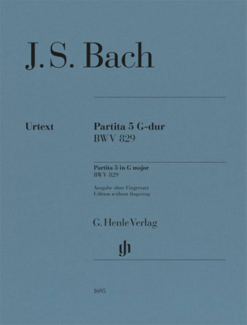 Partita 5 G-Dur BWV 829: Piano (Henle)