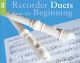 Recorder Duets From The Beginning Book 3: Pupils Book (John Pitts)