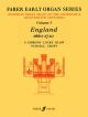 England 1660-1710: Organ: Album: 3: Faber Early Organ Series (Faber)