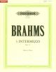 Intermezzi Op.117: Piano (Peters)