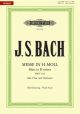 Mass In B Minor: Bwv232: Vocal Score  (Peters)