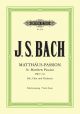 St Matthew Passion: Vocal Score (Peters)