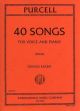 40 Songs: High Voice And Piano (International)