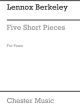 5 Short Pieces Op 4: Piano (Chester)