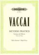 Practical Method (Metodo Pratico) High Voice  (Peters)