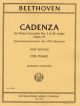 Cadenza For Piano Concerto No.2 Bb Major Op.19 (International)