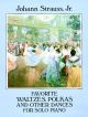 Favorite Waltzes Polkas And Other Dances: Piano  (Dover Ed)