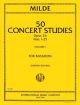 50 Concert Studies Op.26: Vol.1: Bassoon (International)