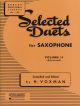 Selected Duets For Saxophone Vol.2 Saxophone Duets (Voxman)