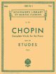 Complete Etudes: Piano (Schirmer)