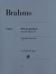 Piano Quartet G Minor Op25: String and Piano: String Quartet  (Henle)