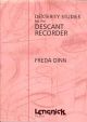 Dexterity Studies For The Descant Recorder