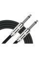 Kirlin Guitar Lead 6m/20f  Black Straight Jacks